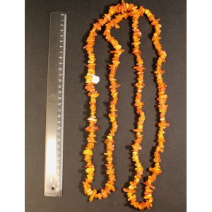 Raw baltic amber necklace